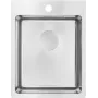 DEANTE 1-altainen teräsallas Onyx Black graniittikomposiitti upotettava keittiöallas 530x500mm