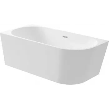 DEANTE akryylinen kulma-amme vasen 160 cm valkoinen