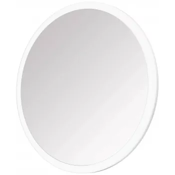 DEANTE magneettinen kosmetiikkapeili LED-taustavalolla - 5-kertainen suurennus, portaattomasti himmennettävä, USB-C ladattava, valkoinen