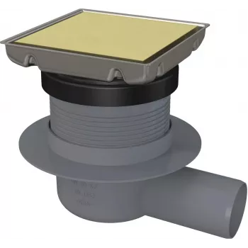 DEANTE Point Drain - käännettävä 100x100 mm ruostumaton teräs suihkuvedenpoisto