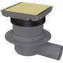 DEANTE Point Drain - käännettävä 100x100 mm ruostumaton teräs suihkuvedenpoisto