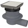 DEANTE Point Drain - käännettävä ruostumaton teräs suihkuvedenpoisto 150x150mm