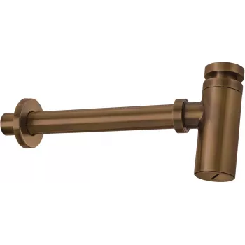 DEANTE pyöreä pesualtaan hajulukko - kromattu pullohajulukko, korkeussäädettävä, 32 mm liitäntä