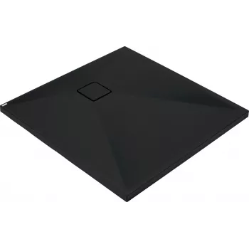 DEANTE neliönmuotoinen graniittisuihkualusta 90x90 cm grafiitti