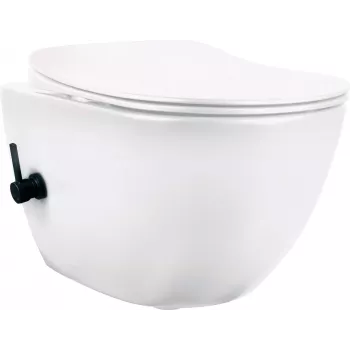 DEANTE WC bidettoiminnolla - yksivipusekoittajalla, lattia-WC, Dual Flush, valkoinen