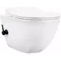 DEANTE WC bidettoiminnolla - yksivipusekoittajalla, lattia-WC, Dual Flush, valkoinen