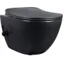 DEANTE WC bidettoiminnolla - sekoittajalla, lattia-WC, reunaton, Dual Flush 3/5L, valkoinen, keramiikka, Soft-Close-istuin
