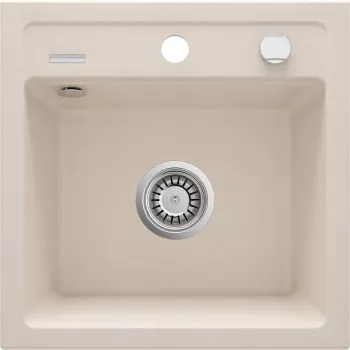 DEANTE ZQZ 5103 1-altainen graniittiallas musta integroidulla kuivauskaiteella