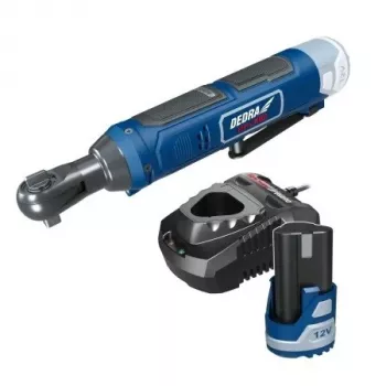 DEDRA akkukulmaruuvinväännin 12V 3/8 inch 1x2,0Ah