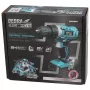 DEDRA DED7040 18V akkuiskuporakone 50 Nm vääntömomentilla, 13 mm metalli-istukka, LED-valo