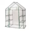 DEDRA puutarhakasvihuone 143x73x195 cm PVC