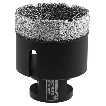 DEDRA VAKUUMGELÖTETER timanttiporanterä M14 50MM kuivaleikkaukseen laatoille, posliinille, graniitille