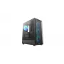Deepcool CC550 4F Mid-Tower -kotelo, 4x 120mm LED-tuuletinta, karkaistu lasi, musta