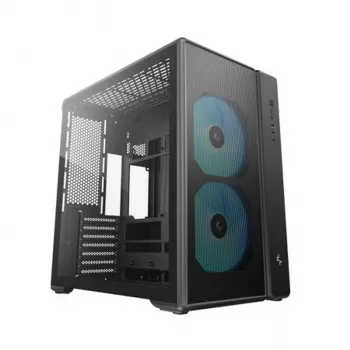 Deepcool CG590 MESH 2F Mid Tower -kotelo - musta, karkaistu lasi, 2x120mm tuuletinta
