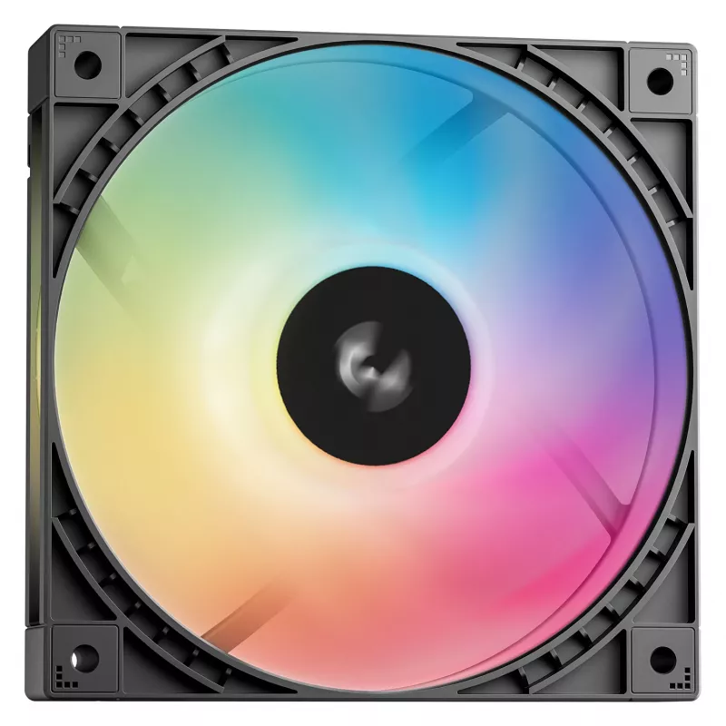 DeepCool LT360 VISION ARGB AIO -nestekühler, 360mm, musta