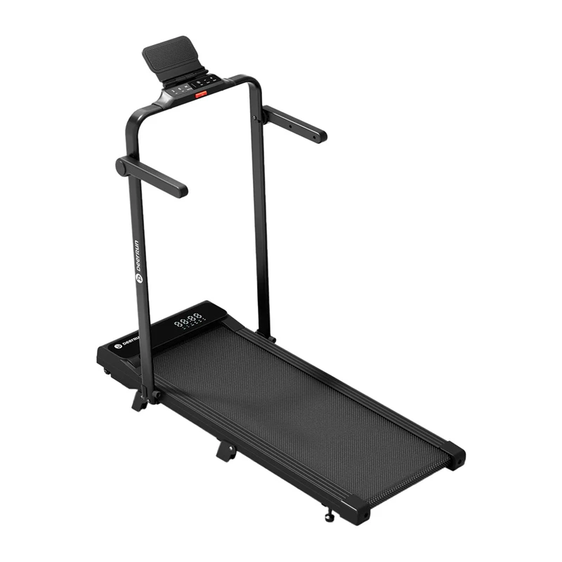 DeerRun A6 Plus CT06-C kokoontaitettava sähköinen juoksumatto, 12 km/h, 5 % kaltevuus, 136 kg maksimikuorma, LED-näyttö