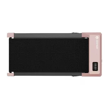 DeerRun Q2 Urban sähköinen juoksumatto (pinkki) - taitettava 12 km/h juoksumatto LED-näytöllä ja Bluetoothilla