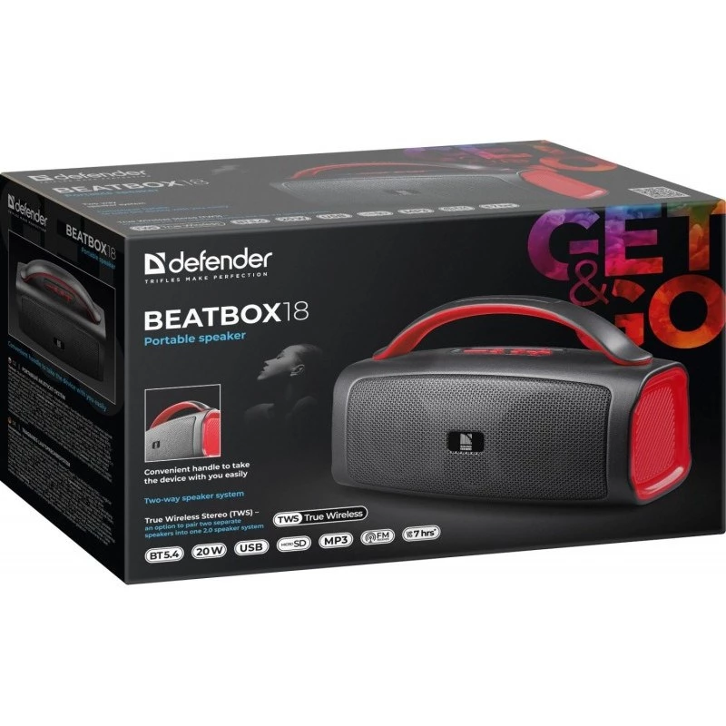 Defender Beatbox 18 20W Bluetooth-kaiutin