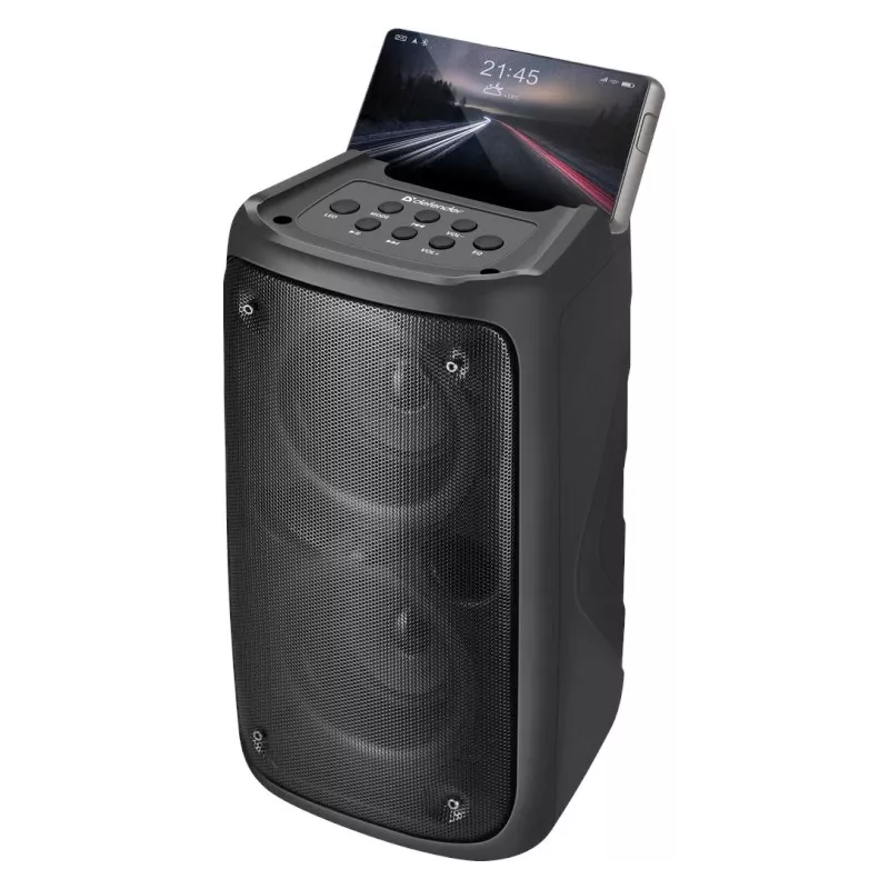 Defender Boomer 20 Bluetooth-kaiutin 20W valolla, FM, USB, AUX, mikrofoni