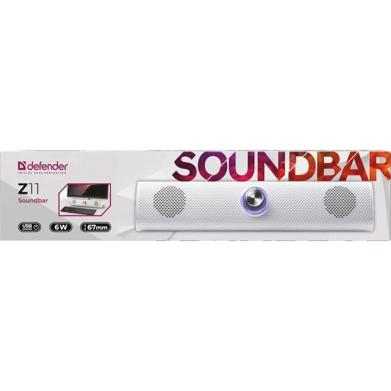 defender SOUNDBAR Z11 6W LED valkoinen soundbar