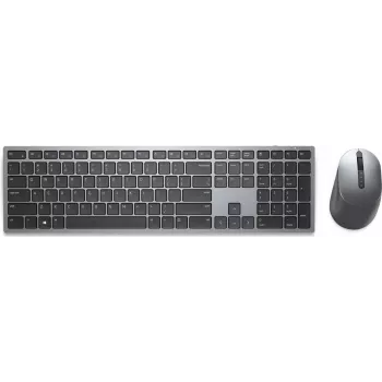 Dell KM7321W Premium langaton näppäimistö- ja hiiriyhdistelmä - RF 2,4 GHz & Bluetooth 5.0, täysikokoinen, Titan Gray 02HHJ