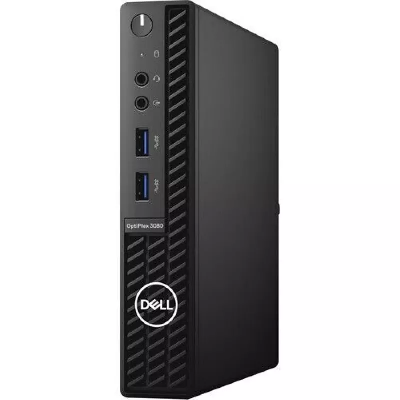 Dell OptiPlex 3080 SFF pöytätietokone - Intel Celeron G5905, 8GB RAM, 256GB SSD, Windows 10 Pro (kunnostettu)