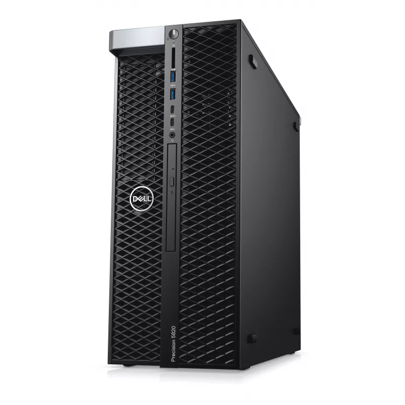 Dell Precision 5820 Tower -työasema – Intel Xeon W-2123, 32GB DDR4 ECC, 512GB NVMe SSD, NVIDIA Quadro P2000, Windows 10 Pro (kunnostettu)