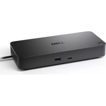 Dell Pro Dock WD25 Thunderbolt 4 -telakointiasema, 130W Power Delivery, 8K, dual 4K, musta
