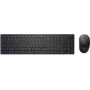 Dell Pro langaton näppäimistö ja hiiri -yhdistelmä KM5221W-US (musta)