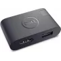 Dell USB Type-C - HDMI/USB Type-A -sovitin (DA20) – 4K HDMI, USB 3.0, musta
