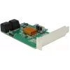 DeLOCK 4 Port SATA 6Gb/s PCIe 2.0 x1 -ohjainkortti Marvell 88SE9215