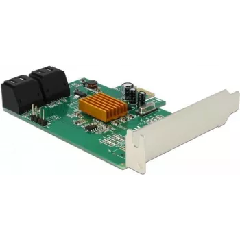 DeLOCK 4 Port SATA 6Gb/s PCIe 2.0 x1 -ohjainkortti Marvell 88SE9215