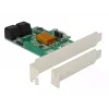 DeLOCK 4 Port SATA 6Gb/s PCIe 2.0 x1 -ohjainkortti Marvell 88SE9215