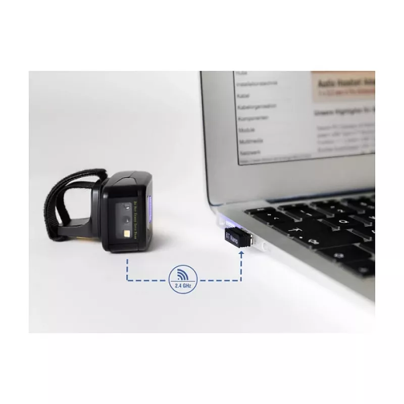 DeLOCK 90508 kannettava 1D/2D viivakoodilukija USB, 2,4 GHz RF ja Bluetooth 4.1