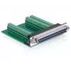 Delock sovitin D-Sub 37 pin naaras liitinrimaan 65319