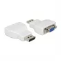 DELOCK sovitin DisplayPort 1.1 uros VGA naaras valkoinen