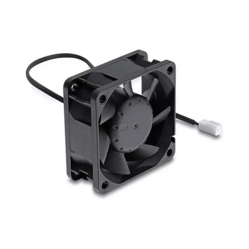 Delock aksiaalituuletin 48V DC 60x60x25mm 2-pin-liittimellä musta