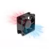 Delock aksiaalituuletin 48V DC 60x60x25mm 2-pin-liittimellä musta