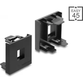 Delock Easy 45 Keystone-moduulipidike 45 x 45 mm musta 81669