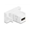 Delock Easy 45 -moduuli EASY-USB 2.0 Type-A naaras - EASY-USB Type-A naaras valkoinen 90866