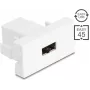Delock Easy 45 -moduuli EASY-USB 2.0 Type-A naaras - EASY-USB Type-A naaras valkoinen 90866