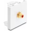 Delock Easy 45 -moduuli RCA naaras RCA naaras kullattu punainen/valkoinen (91818)