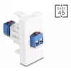 Delock Easy 45 -moduuli liitinrima valkoinen (90912)