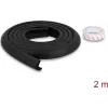 Delock vaahtomuovi-reunasuojanauha 24 x 8 mm - pituus 2 m musta (18485)