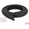 Delock vaahtomuovinen reunasuoja 35 x 8 mm - pituus 2 m musta (18488)