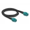Delock HDMI-sovitinkaapeli Micro HDMI uros 4x HDMI naaras 1 m musta 90340
