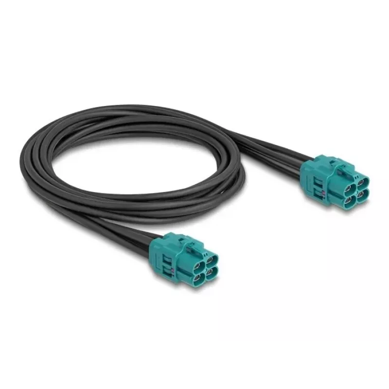 Delock HDMI-sovitinkaapeli Micro HDMI uros 4x HDMI naaras 1 m musta 90340