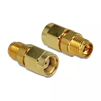 DELOCK HF RP-SMA pistoke erikoiskiere metrinen > RP-SMA liitin