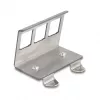 Delock Keystone metallipidike 3 portille DIN-kiskoon (88139)
