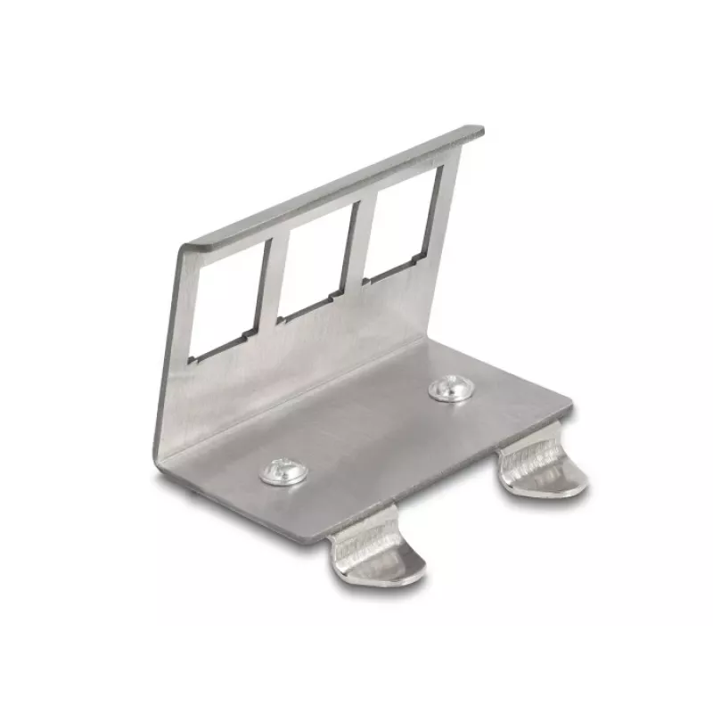 Delock Keystone metallipidike 3 portille DIN-kiskoon (88139)